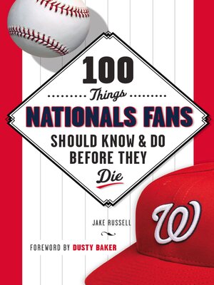 cover image of 100 Things Nationals Fans Should Know & Do Before They Die